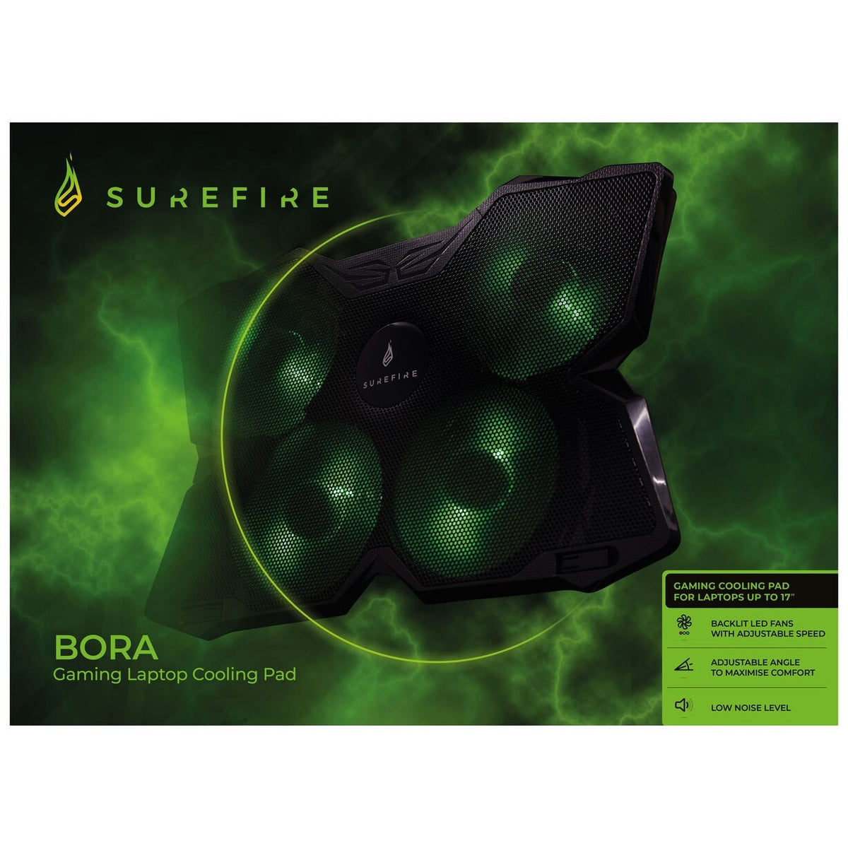 Chladiaca podložka Surefire Bora Gaming 17&quot; (48819)