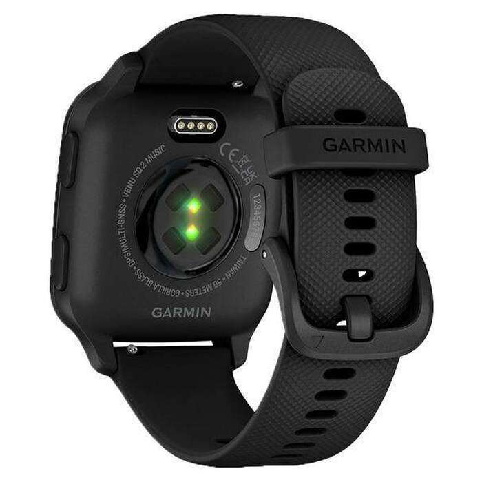Chytré hodinky Garmin Venu SQ 2 Music, šedá + čierny remienok