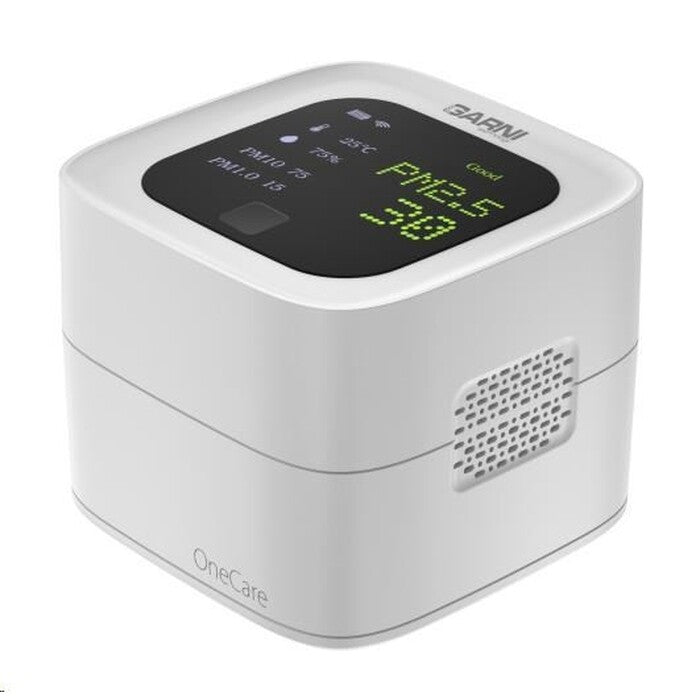 Chytrý merač kvality vzduchu GARNI 210T OneCare s WiFi modulem.