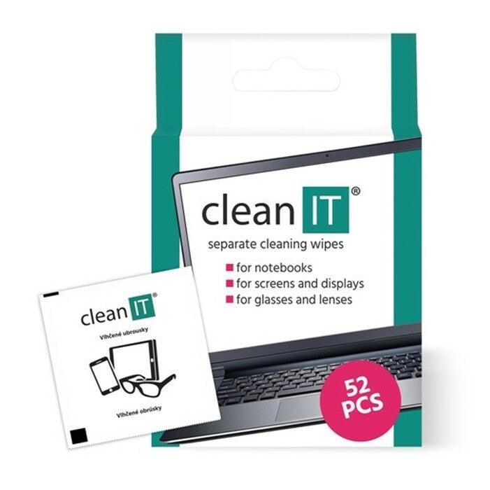 Čistiace obrúsky CLEAN IT CL150, 52 ks