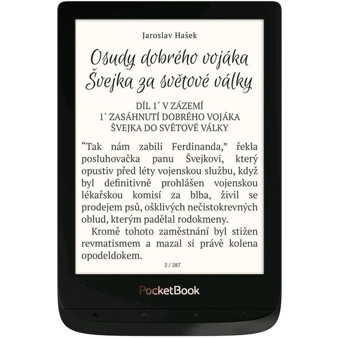 E-book POCKETBOOK 627 Touch Lux 4, Obsidian Black