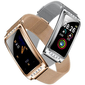 Dámske smart hodinky Immax Crystal Fit, zlatá