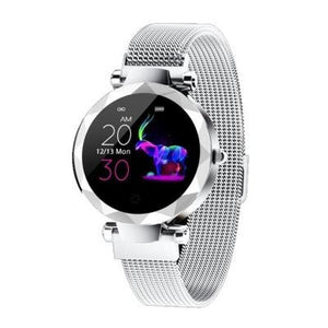 Dámske smart hodinky Immax SW12, mag. rem., strieborná, POUŽITÝ