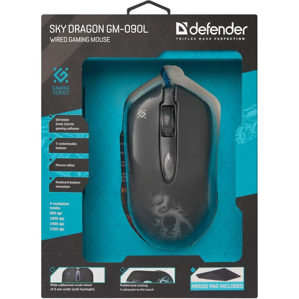 Defender Sky Dragon GM-090L herní optická myš