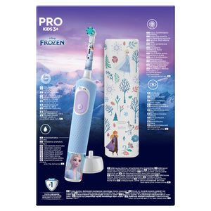 Detská zubná kefka Oral-B Vitality Pro Kids Frozen + púzdro