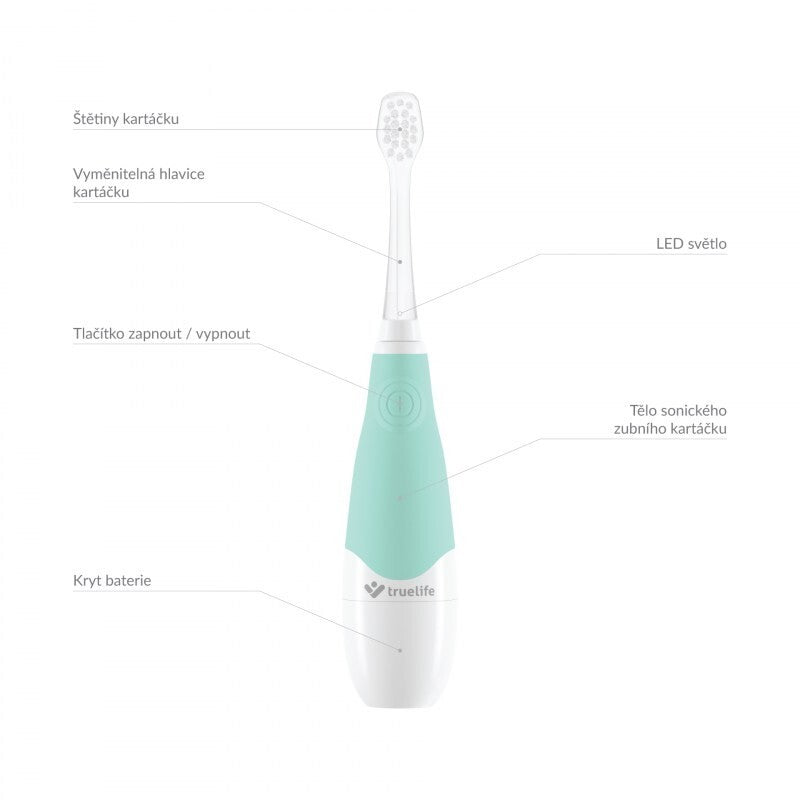 Detská zubná kefka TrueLife SonicBrush Baby G, sonická