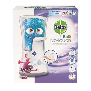 Dettol bezdotyk.DÁVKOVAČ mýdla KIDS Dobrodruh 250ml POŠKODENÝ OB