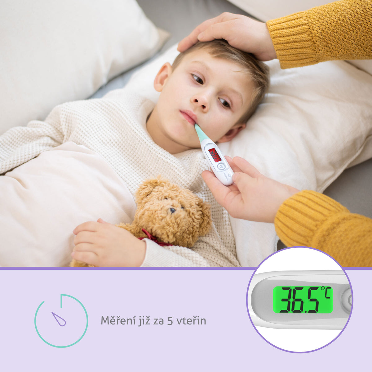 Digitálny teplomer TrueLife Care T3