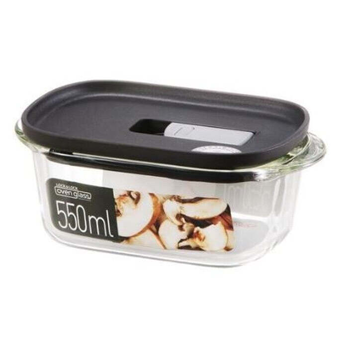Dóza na potraviny Lock & Lock LLG940B, silikátové sklo, 550 ml POŠKODENÝ OBAL