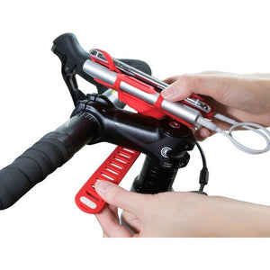 Držiak na bicykel pre mobil/Powerbank BONE Bike Tie PRO, červený