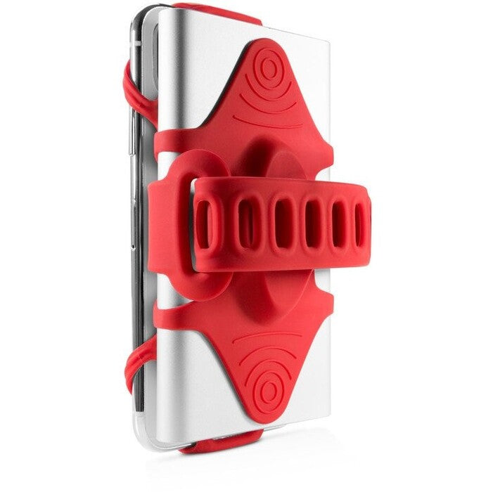 Držiak na bicykel pre mobil/Powerbank BONE Bike Tie PRO, červený