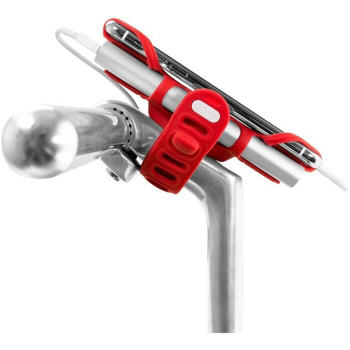 Držiak na bicykel pre mobil/Powerbank BONE Bike Tie PRO, červený