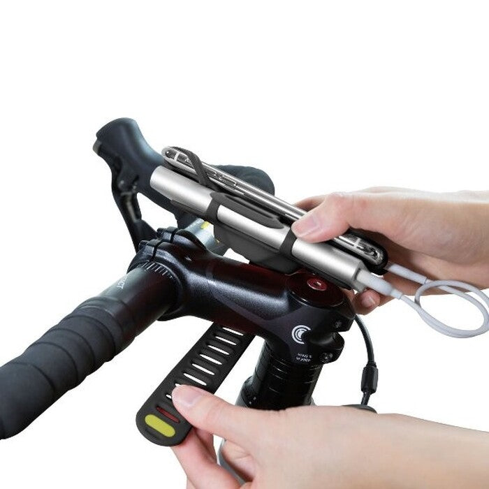 Držiak na bicykel pre mobil/Powerbank BONE Bike Tie PRO, čierny