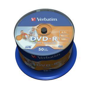 Verbatim DVD-R 4,7GB 16x, 50ks (43533)