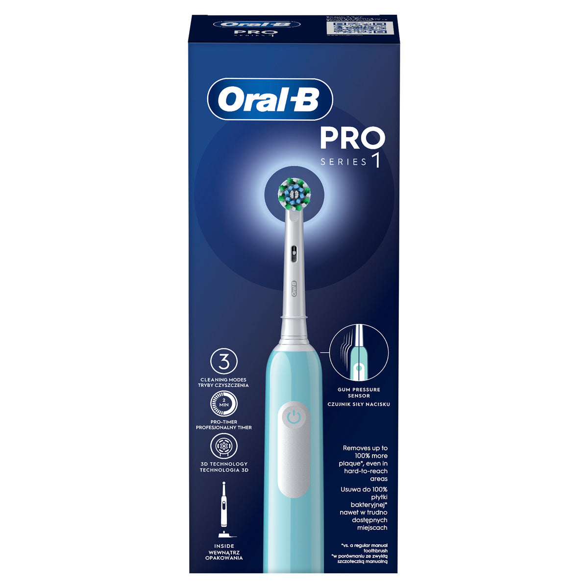 Elektrická zubná kefka Oral-B Pro Series 1 Blue