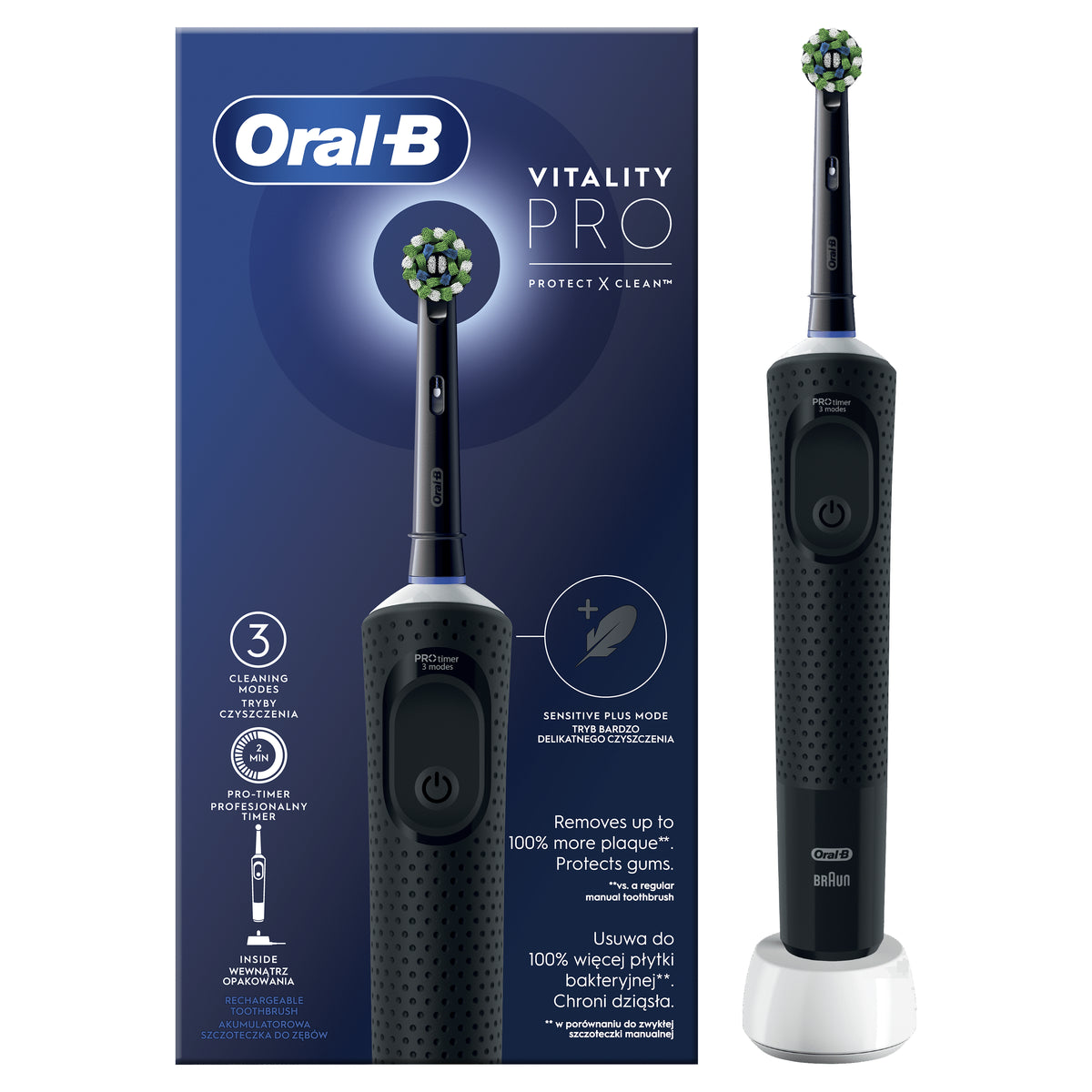 Elektrická zubná kefka Oral-B Vitality PRO Protect X D103