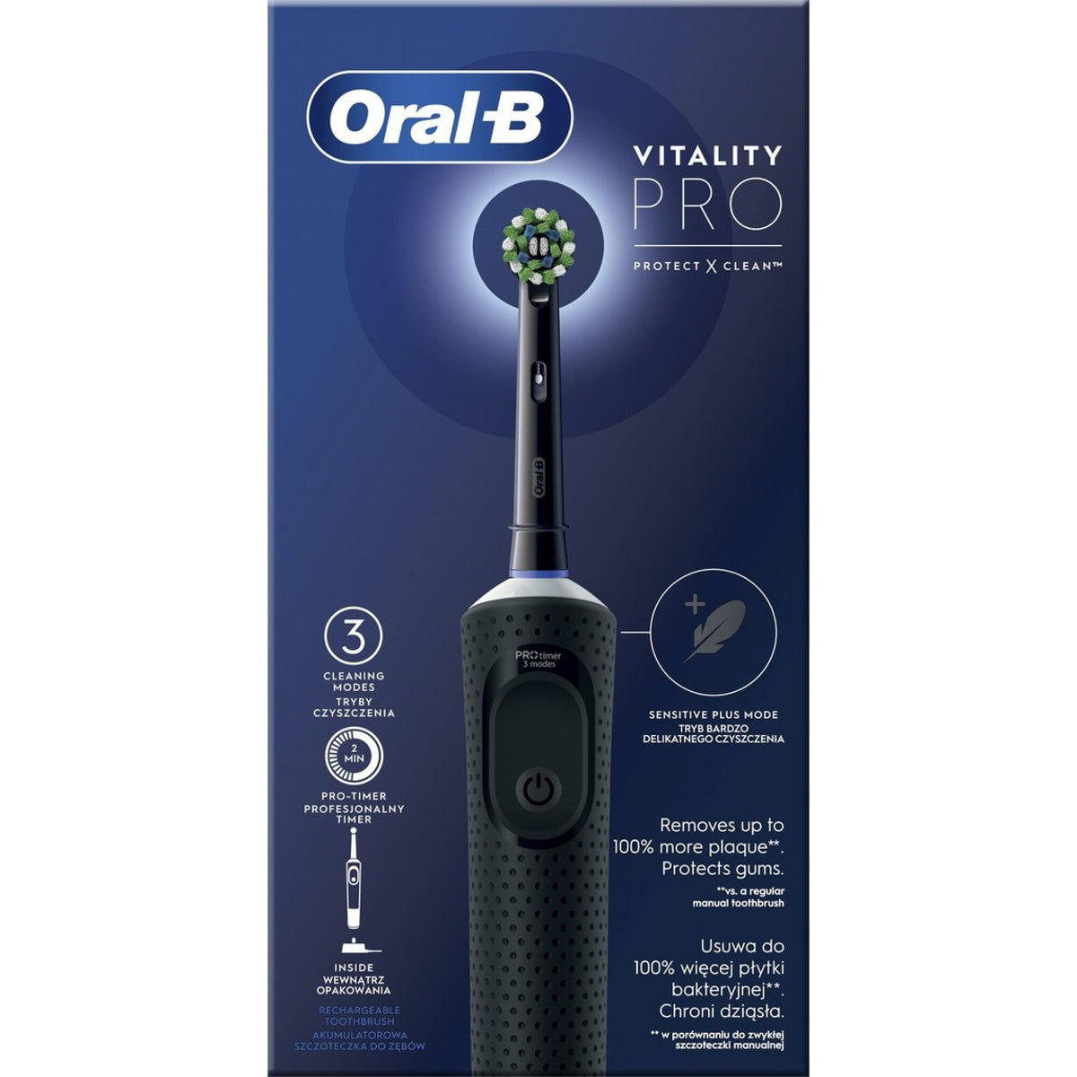 Elektrická zubná kefka Oral-B Vitality PRO Protect X D103