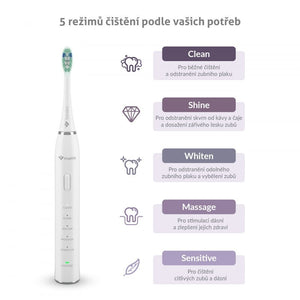 Elektrická zubná kefka TrueLife SB Clean30 White, sonická