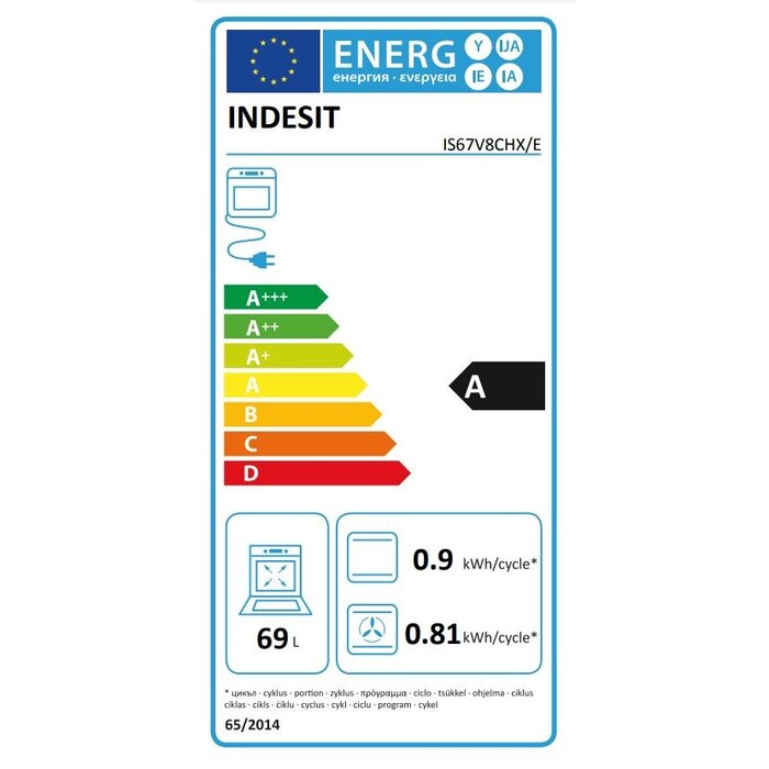 Elektrický sporák Indesit IS67V8CHX/E
