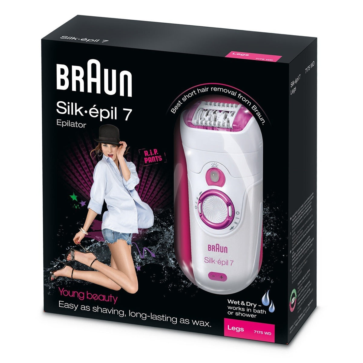 Epilátor Braun Silk-épil 7-7175 Young Beauty, Wet &amp; Dry