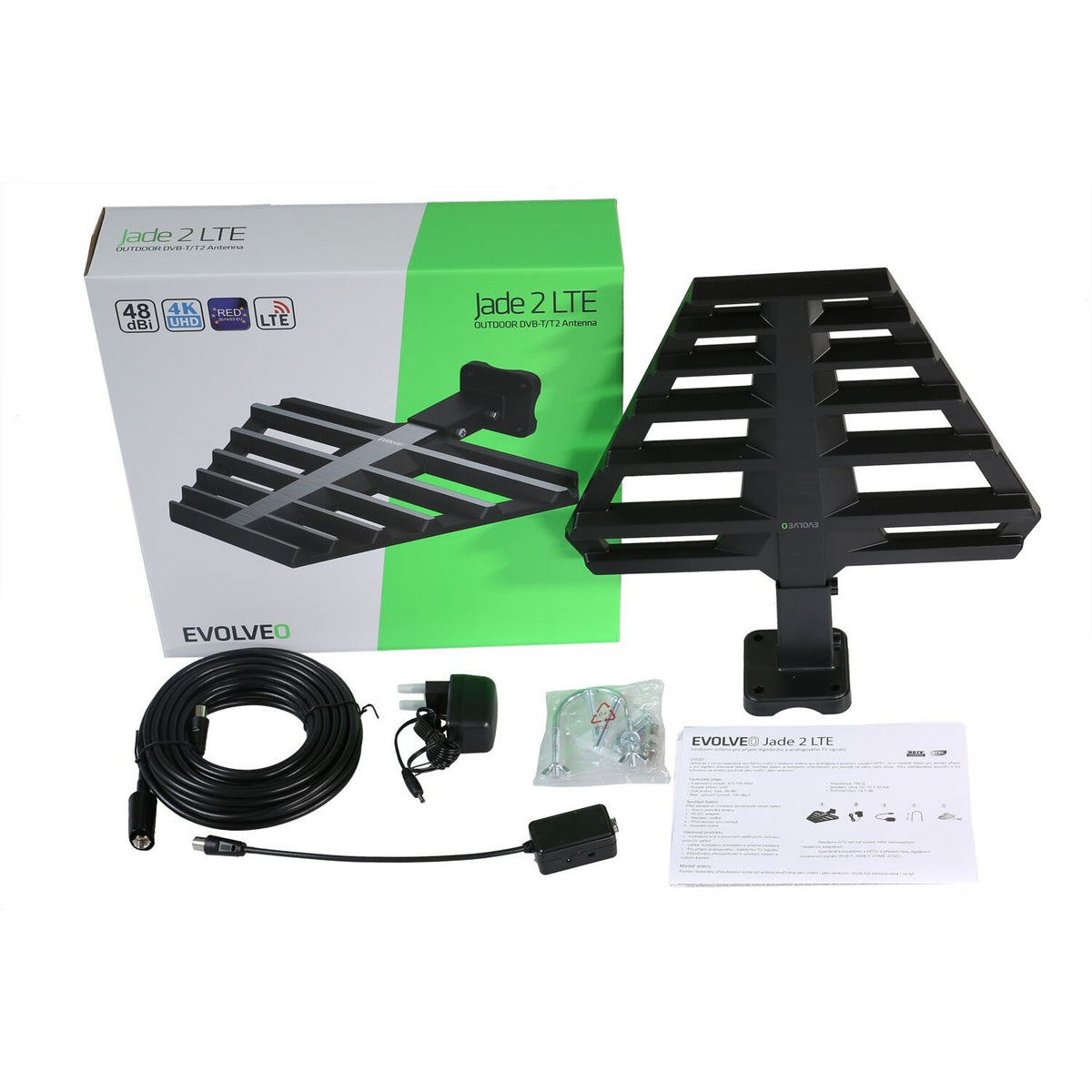 Evolveo Jade 2 LTE TV anténa 48 dBi aktívna vonkajšia