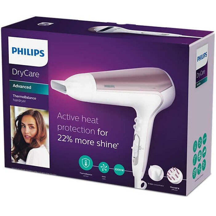Fén Philips DryCare BHD186 / 00, 2200W