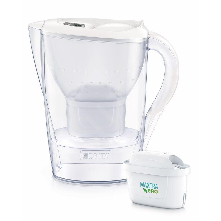 Filtračná kanvica Brita Marella 2024, 2,4 l + 3 v.filtre,biela