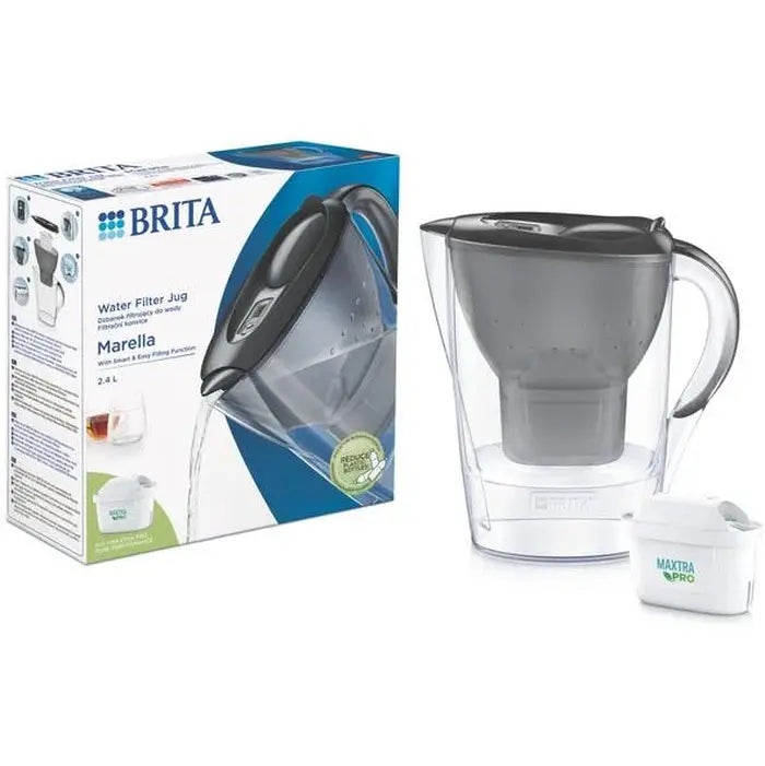 Filtračná kanvica Brita Marella 2024, 2,4 l + 3 v.filtre,grafit