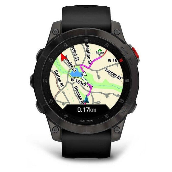Garmin Epix Pro Sapphire/Titan, čierna/čierny remienok