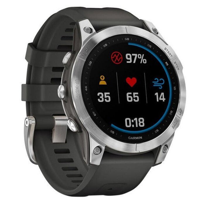 Garmin Fenix ??7 Pro Glass, strieborná/grafitový remienok