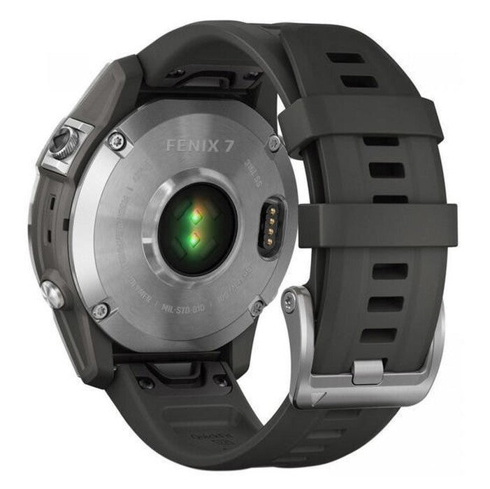 Garmin Fenix ??7 Pro Glass, strieborná/grafitový remienok