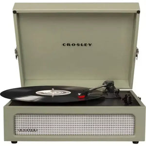 Gramofon Crosley Voyager, šedo zelený