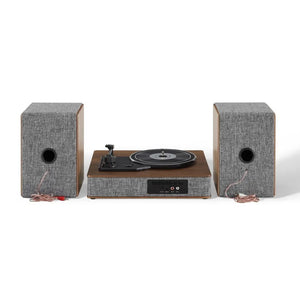 Gramofón so stereo reproduktormi Crosley Aria Gray