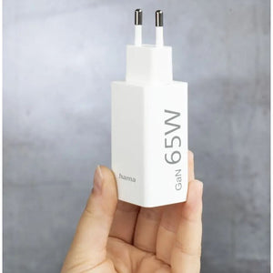 Hama set USB nabíjačka GaN, USB-C/USB-A, PD 65 W, USB-