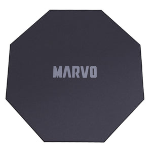 Herné,podložka pod kreslo,Marvo,1100x1100x2mm,čierna,protišmyk