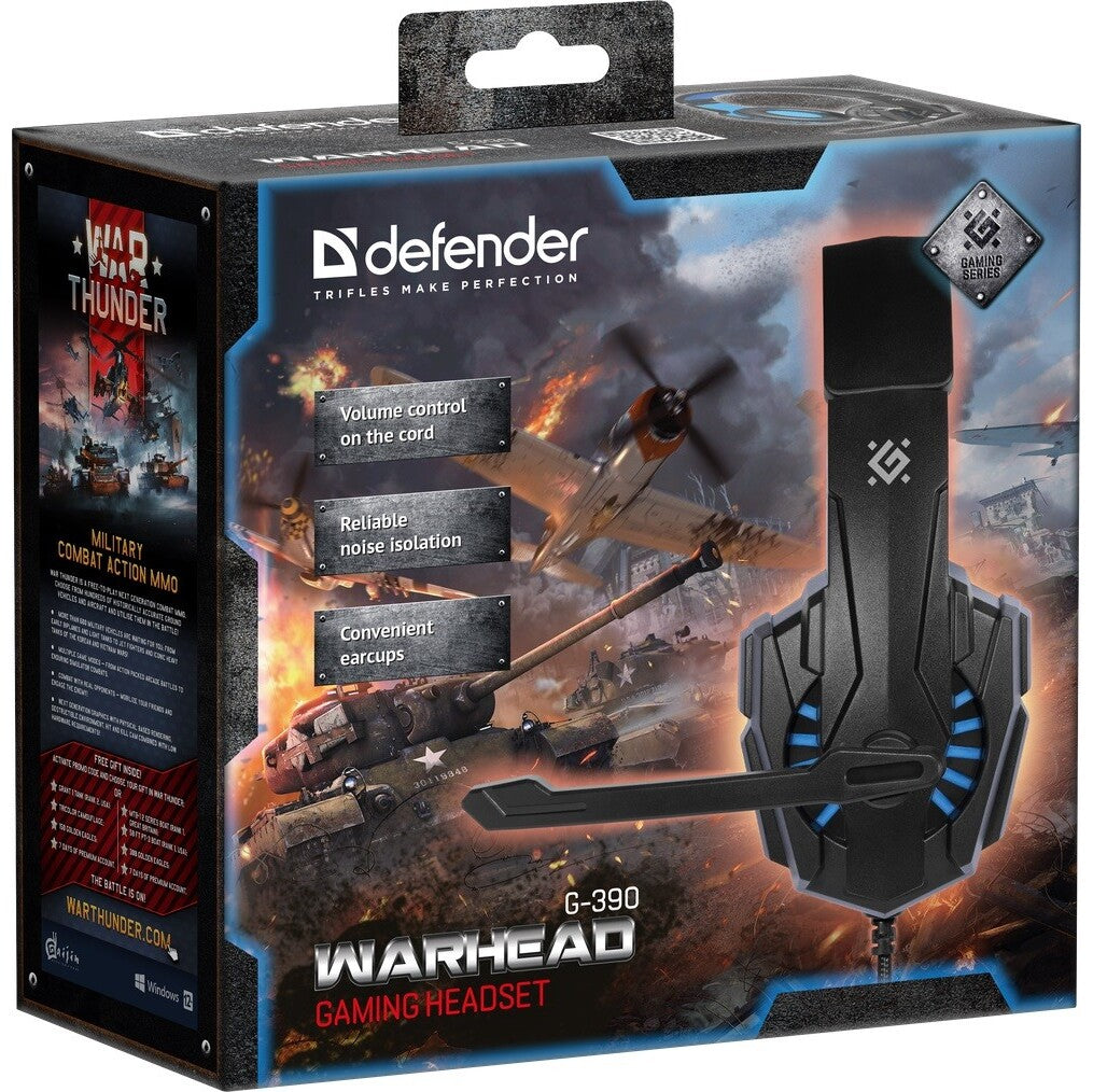 Herné slúchadlá Defender Warhead G-390 (64038)