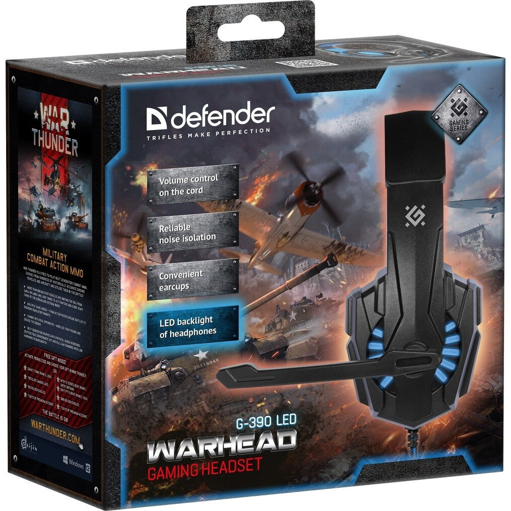 Herné slúchadlá Defender Warhead G-390 (64039)