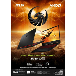 Herný notebook MSI Bravo 15 B5DD-224CZ R7 16GB, SSD 512GB