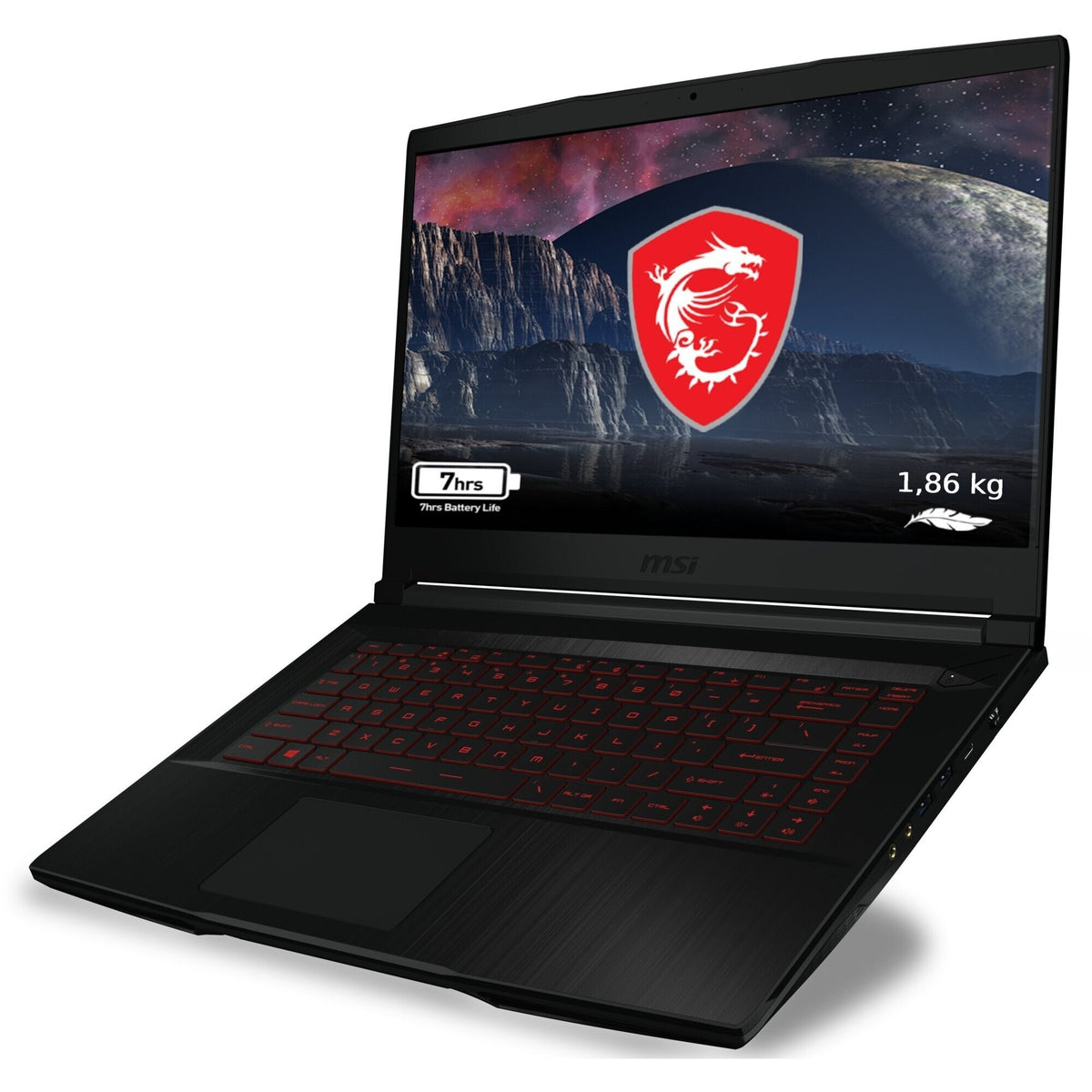 Herný notebook MSI GF63 Thin 10SCXR-410CZ 15,6&quot; i5 8GB, 512GB