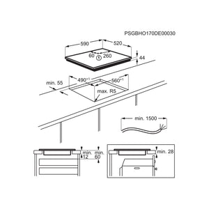 Indukčná varná doska Electrolux LIR60433