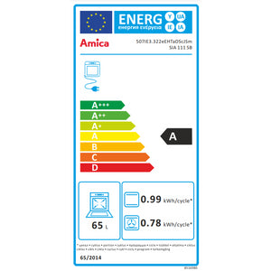 Indukčný sporák Amica SIA 111 SB