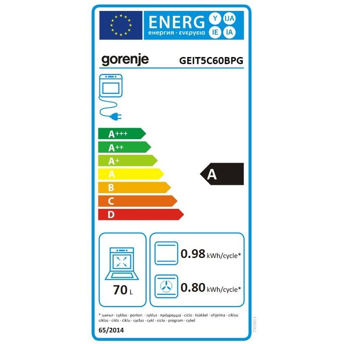 Indukčný sporák Gorenje GEIT5C60BPG