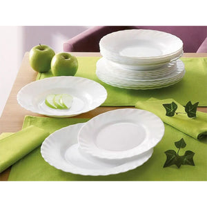 Jedálenská súprava "Titan", opálové sklo, 18ks