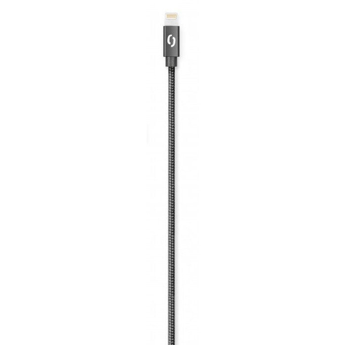 Kábel Aligator Premium 2A, Lightning 50cm, čierna