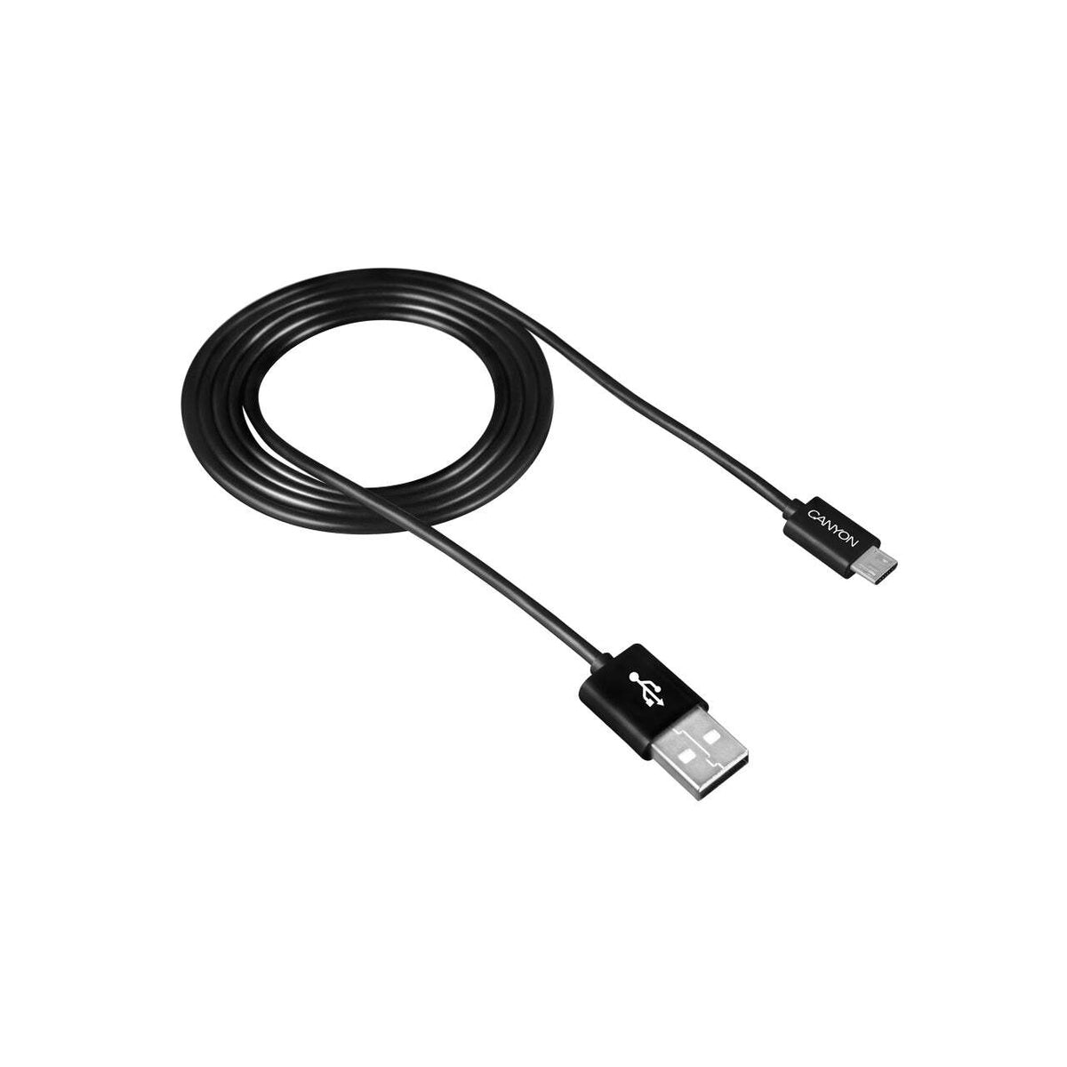 Kábel Canyon USB Micro na USB, 1 m, čierny