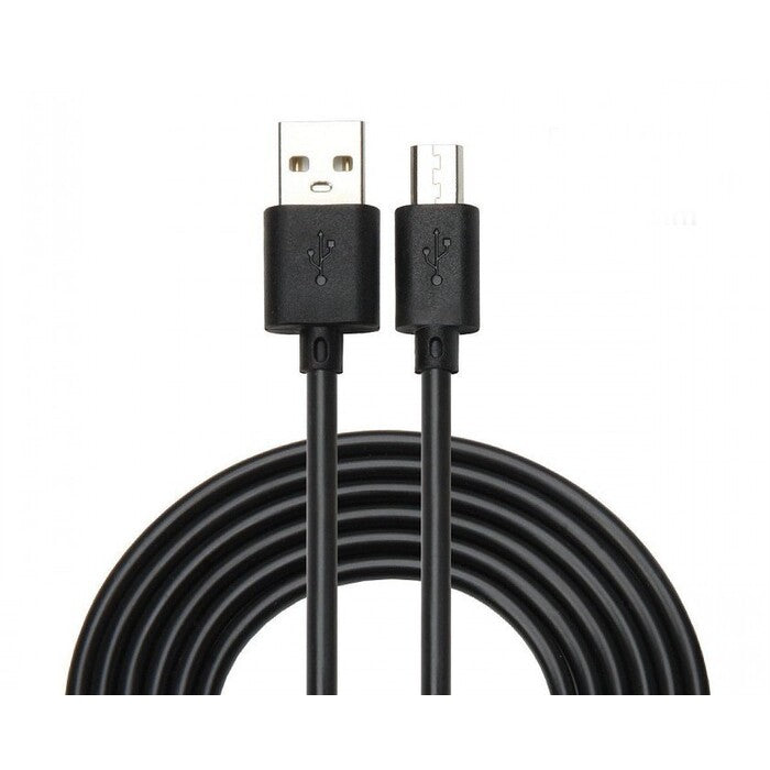 Kábel WG Micro USB na USB, predĺžený konektor, 1m, čierna