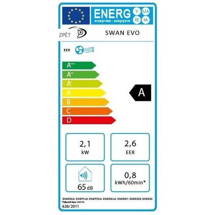 Klimatizácia, ochladzovač a ventilátor Argo SWAN EVO 3v1 POUŽITÉ,