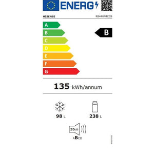 Kombinovaná chladnička Hisense RB440N4CCB