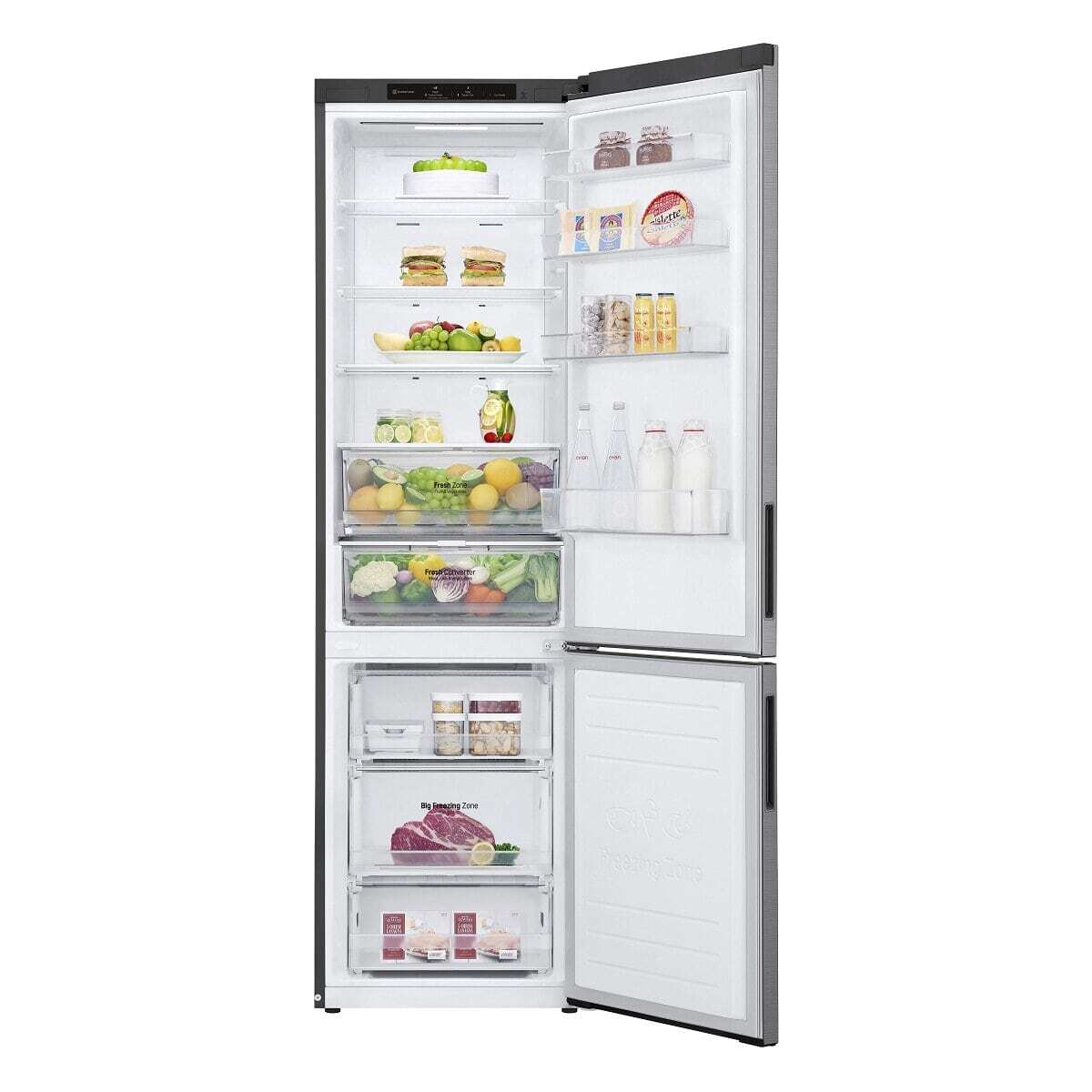 Kombinovaná chladnička s mrazničkou dole LG GBP62PZTBC