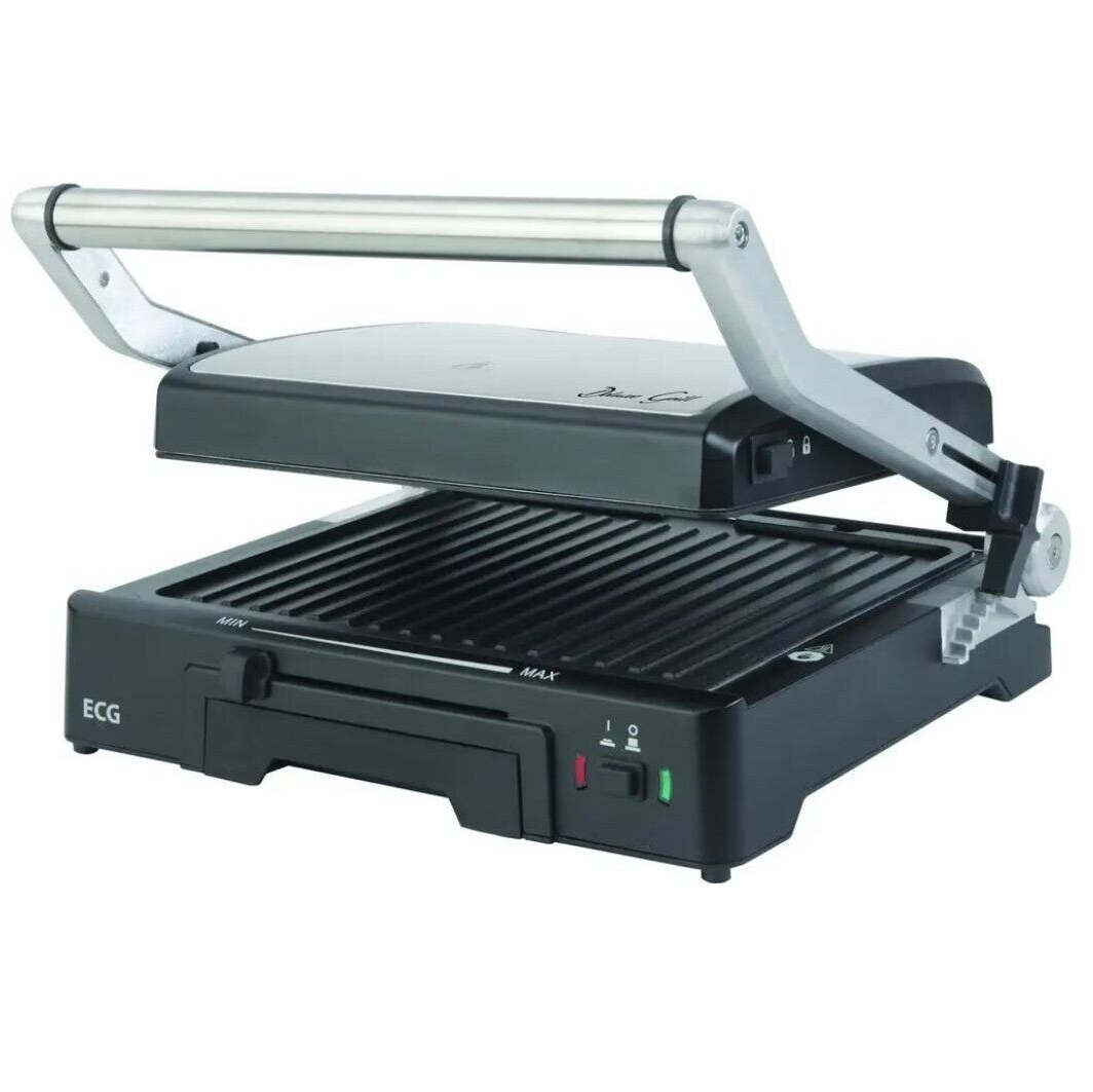 Kontaktný gril ECG Deluxe KG 300, 2000W POUŽITÉ, NEOPOTREBOVANÝ TOVAR